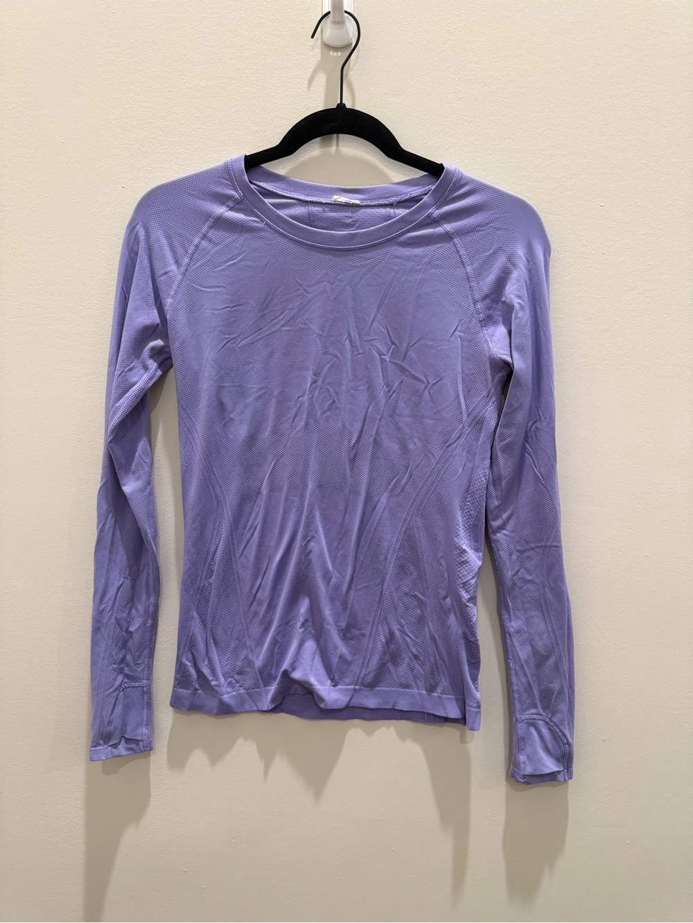 Athleta Women's Long-Sleeve Crewneck Top - Lavender Size Small